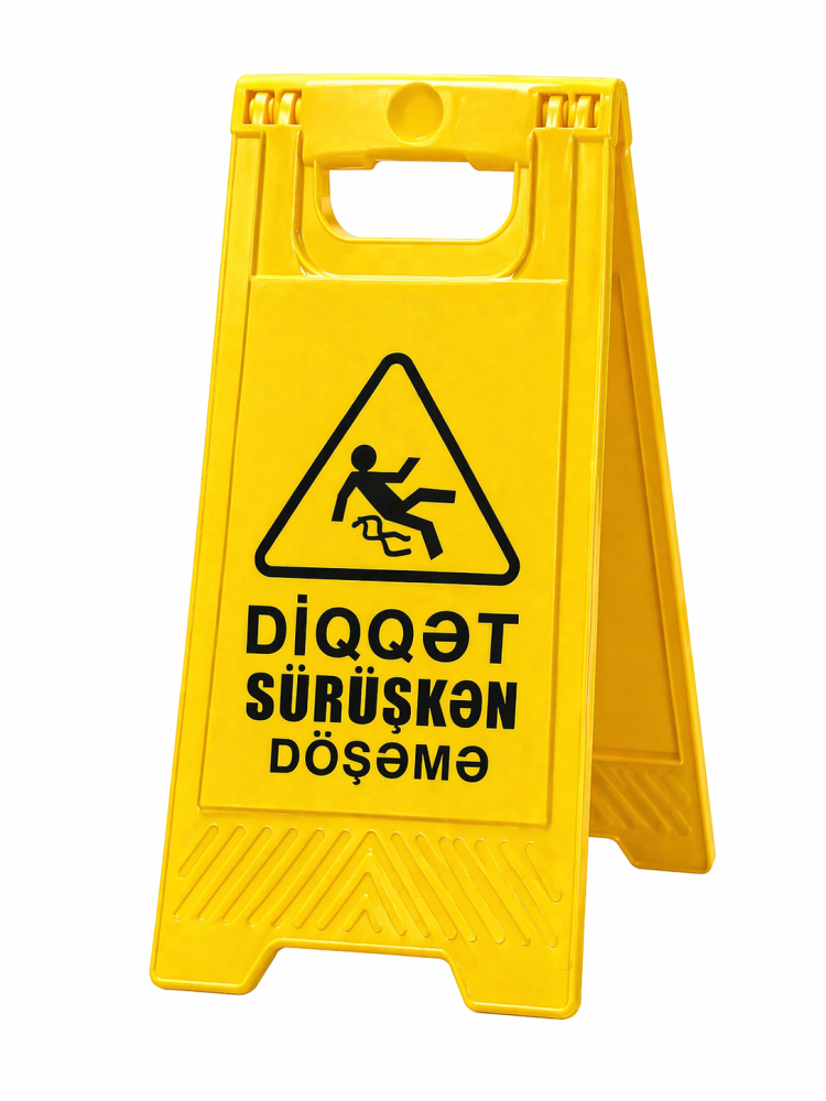 Yas doseme nisani - Wet floor