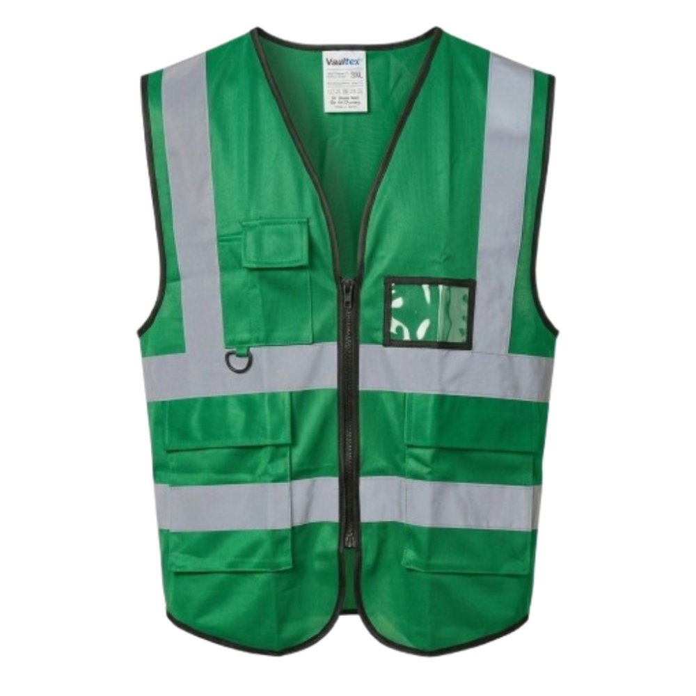 Siqnal Jilet HI-Viz VAULTEX 401-5 - Yasil
